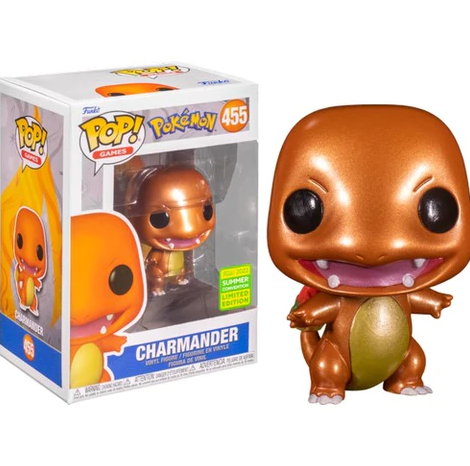 Funko POP! Games: Pokemon - Charmander [Metallic](2022 Summer Convention) #455