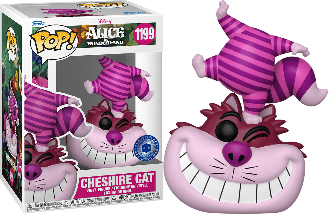 Alice in Wonderland Cheshire Cat GITD Large Enamel Pop! Pin - Funko - –  FunkoBros