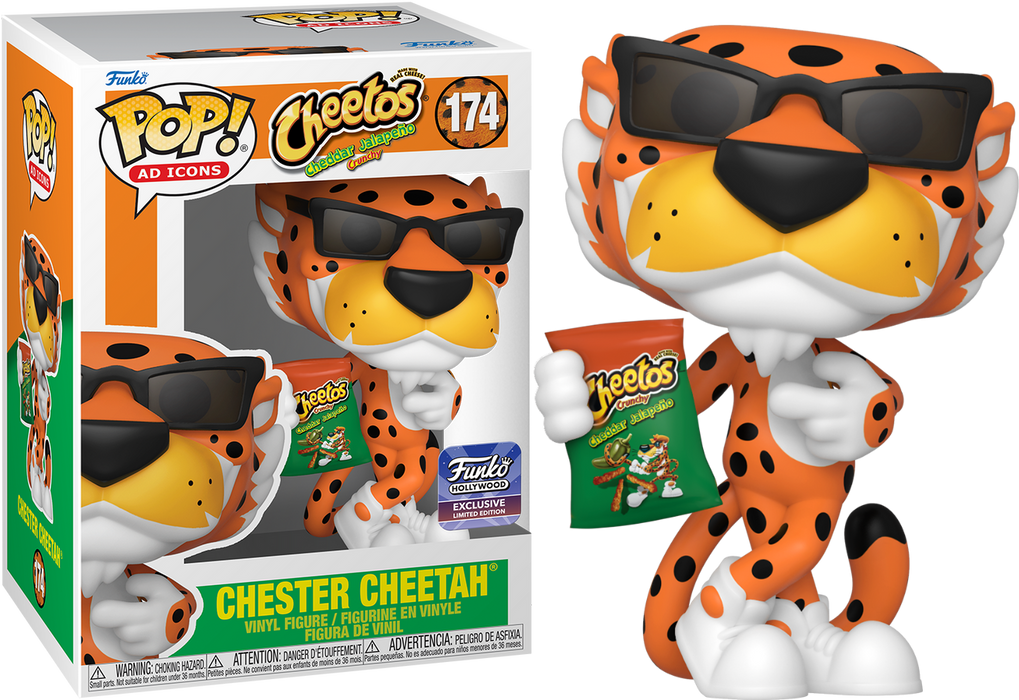 Funko POP! AD Icons: Cheetos Cheddar Jalapeno - Chester Cheetah(Hollywood Exclusive) #174