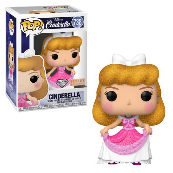 Funko POP! Disney: Cinderella (Diamond) (Box Lunch)(Damaged Box)  #738