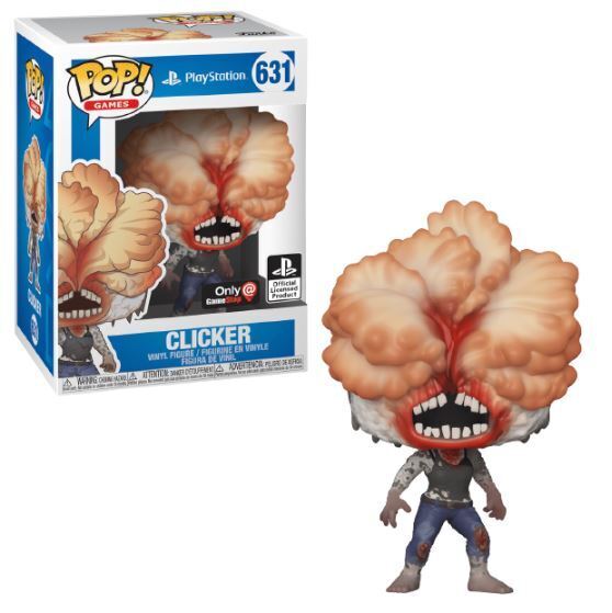 Funko POP! Games: Playstation: Clicker (GameStop Square Sticker)(Damaged Box) #631