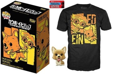 Funko POP! Tees: Cowboy Bebop - Ein (Flocked)(2020 NYCC/ Shared)[POP! & Tee]