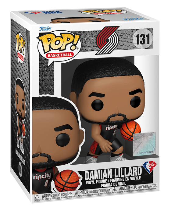 Funko POP! Basketball: Portland Trail Blazers - Damian Lillard #131