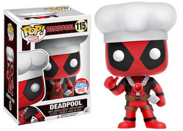 Funko POP! Marvel: Deadpool (Chef) (2016 NYCC)(Damaged Box) #115