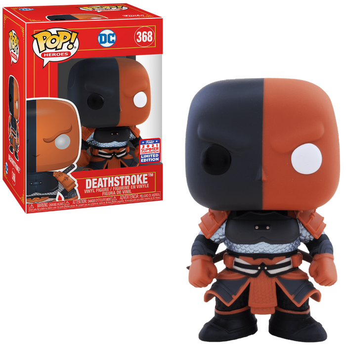 Funko POP! Heroes: DC - Deathstroke [Imperial Palace] (2021 Summer Convention)(Damaged Box)