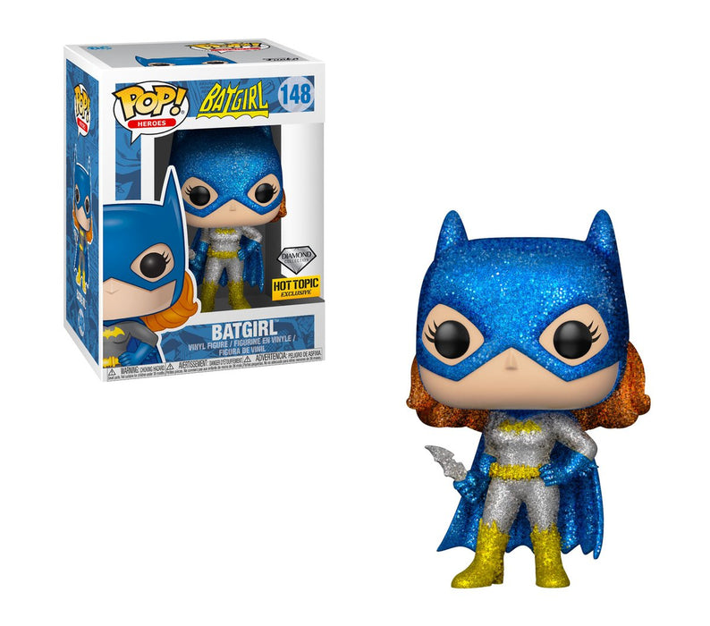 Funko POP! Heroes: Batgirl - Batgirl (Diamond Collection)(Hot Topic)(Damaged Box) #148