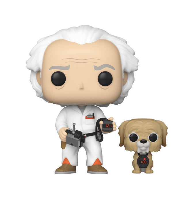 Funko POP! Movies: Back To The Future - Doc & Einstein (Walmart)(Damaged Box) #972