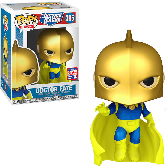 Funko POP! Heroes: Justice League - Doctor Fate (2021 Summer Convention)(Damaged Box) #395