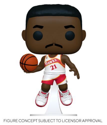 Funko POP! Basketball: Atlanta Haws - Dominique Wilkins (Damaged Box) #104
