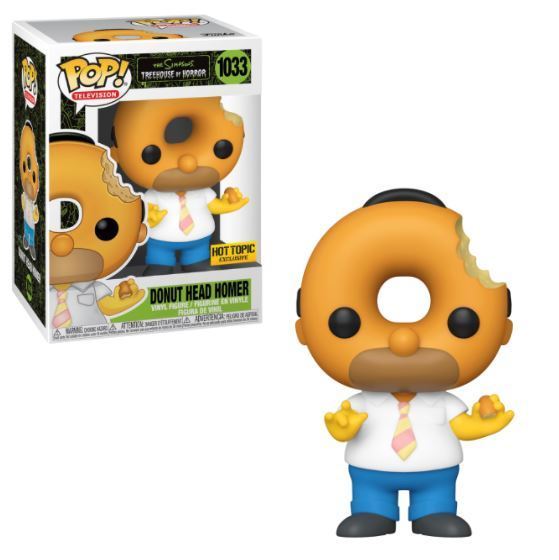 Funko POP! Television: The Simpsons Treehouse of Horror - Donut Head Homer (Hot Topic) #1033
