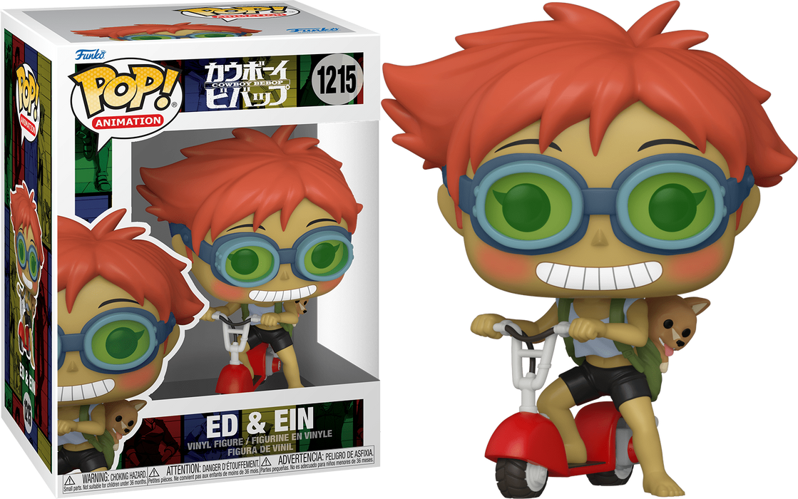 Funko POP! Animation: Cowboy Bebop - Ed & Ein [On Scooter] #1215