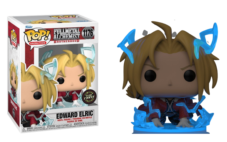 Funko POP! Animation: Fullmetal Alchemist - Edward Elric (GiTD)(CHASE)(Damaged Box) #1176