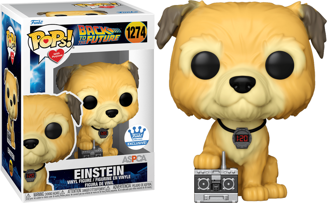 Funko POP! Movies: Back To The Future - Einstein (Funko)(Damaged Box) #1274