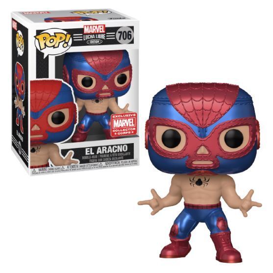 Funko POP! Marvel: Lucha libra - El Aracno (Marvel Corps)