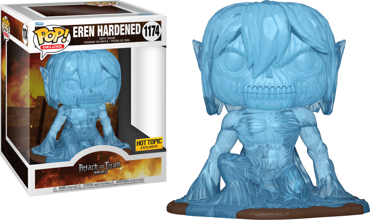 Funko POP! Deluxe: Attack on Titan - Eren Hardened [6-Inch](Hot Topic)(Damaged Box) #1174