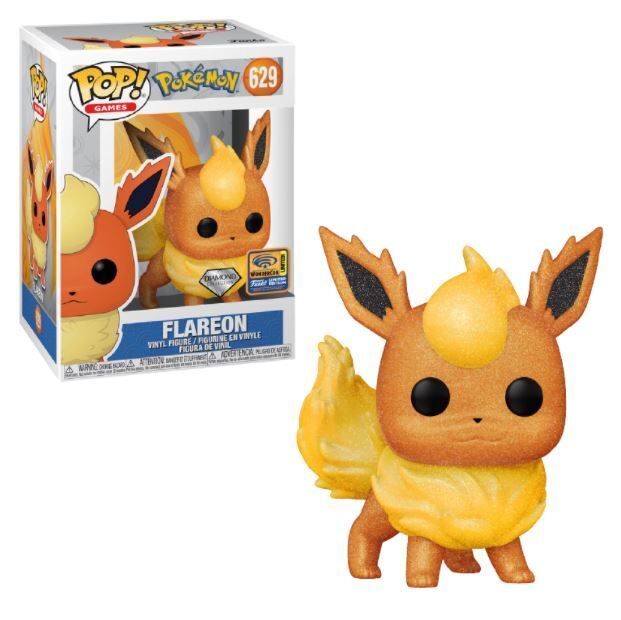 Funko POP! Games: Pokemon - Flareon (Diamond)(2021 Wondercon) #629