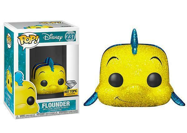 Funko POP! Disney: Flounder (Diamond Collection)(Hot Topic) #237