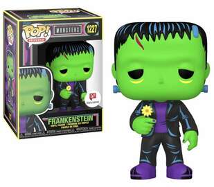 Funko POP! Movies: Monsters - Frankenstein [Black Light](Walgreens)(Damaged Box) #1227