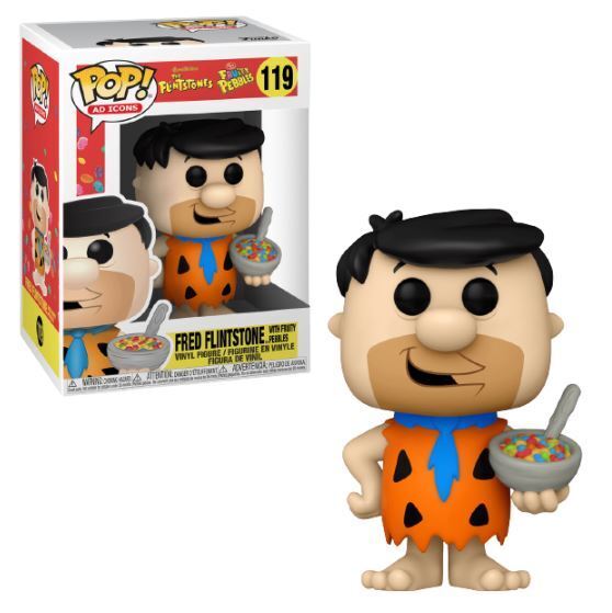 Funko POP! AD Icons: The Flintstones/Fruity Pebbles - Fred Flintstone w/ Fruity Pebbles #119