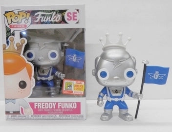 Funko POP! Freddy Funko [Blue Space Robot](2018 SDCC)[2000PCS](Damaged Box) #SE