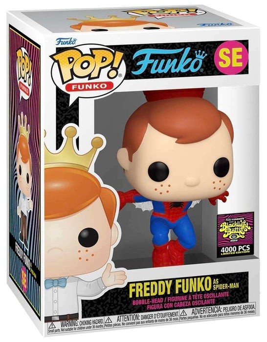 Funko POP! Funko: Freddy Funko As Spider-Man (Blacklight Battle)(4000PCS)(Damaged Box) [B] #SE