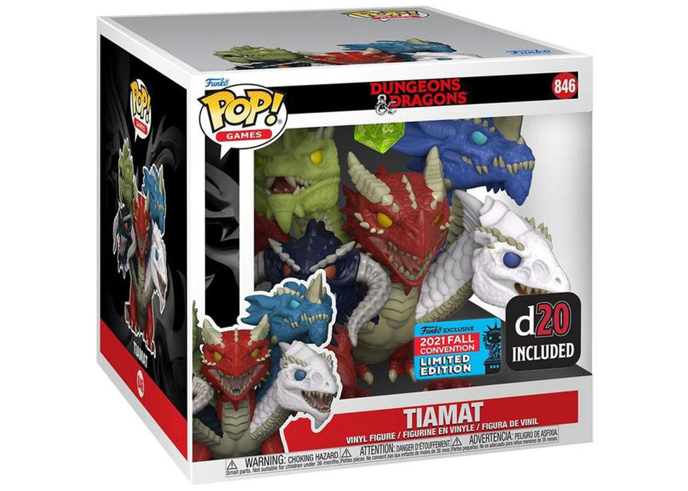 Funko POP! Games: Dungeons & Dragons - Tiamat w/ D20 (2021 Fall Convention)(Damaged Box) #846