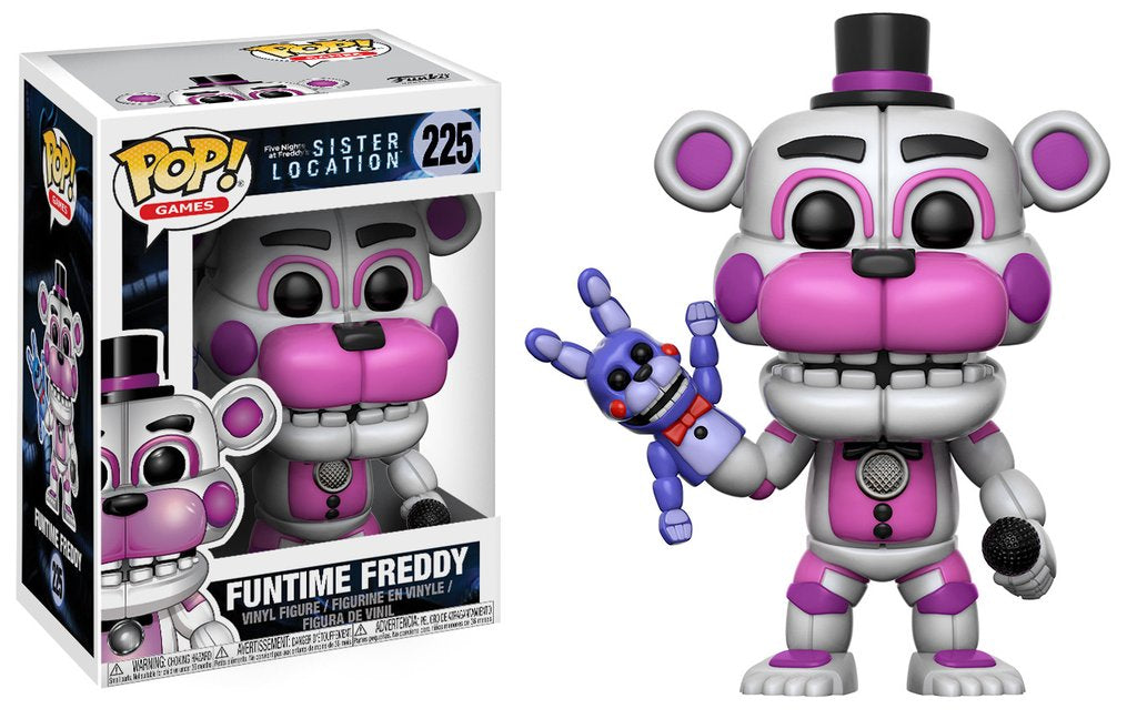 Funko POP! Games: Five Nights At Freddy's Sister Location - Funtime Freddy (Damaged Box) #225