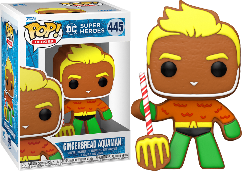 Funko POP! Heroes: DC Super Heroes - Gingerbread Aquaman #445