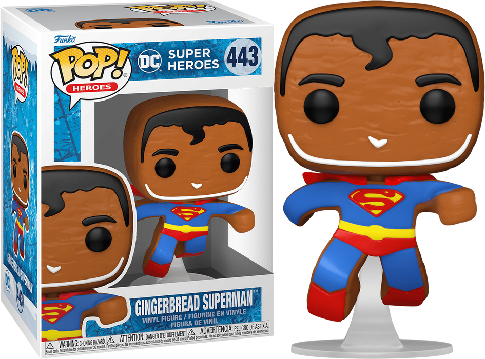 Funko POP! Heroes: DC Super Heroes - Gingerbread Superman #443