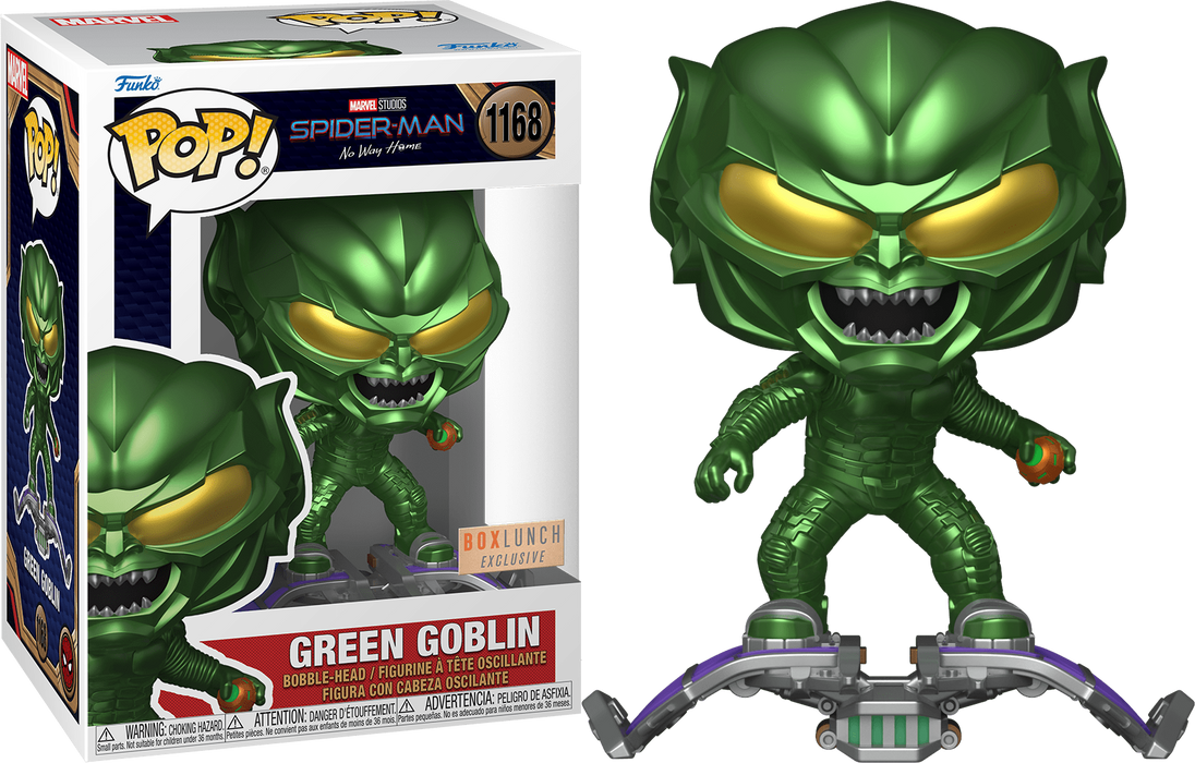 Funko POP! Marvel: Spider-Man No Way Home - Green Goblin (BoxLunch)(Damaged Box) #1168