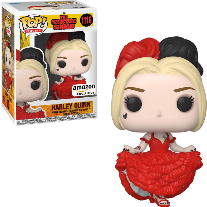Funko POP! Movies: The Suicide Squad - Harley Quinn (Amazon)(Damaged Box) #1116