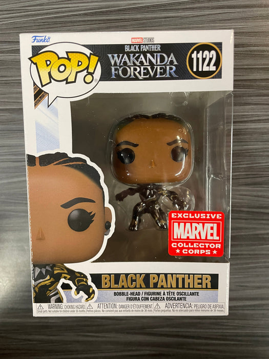 Funko POP! Black Panther Wakanda Forever: Black Panther (Marvel Corps) —  The Pop Plug