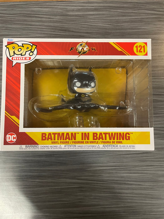 Funko POP Rides! Flash: Batman in Batwing (Damaged Box) #121