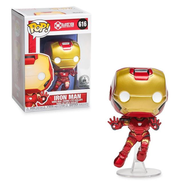 Funko POP! WEB: Iron Man (Disney / No Sticker) #616