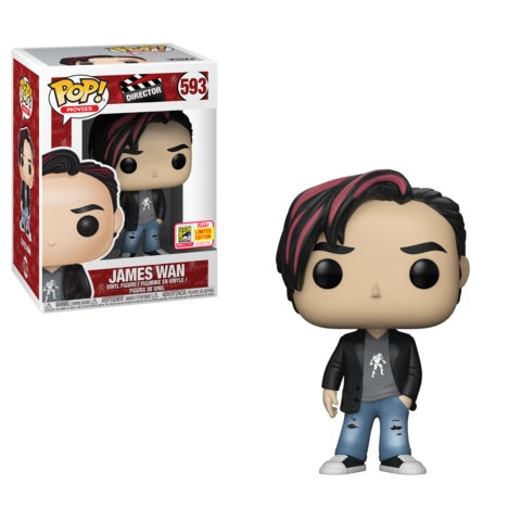 Funko POP! Movies: Director - James Wan (2018 SDCC / 1000 PCS)(Damaged Box) #593