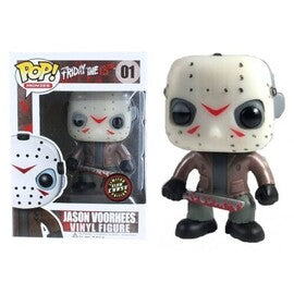 Funko POP! Movies: Friday The 13th - Jason Voorhees (CHASE)(Blue Glow)(Damaged Box) #01