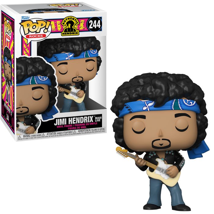 Funko POP! Rocks: Authentic Hendrix - Jimi Hendrix [Maui Live] #244