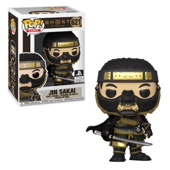 Funko POP! Games: Ghost Of Tsushima - Jin Sakai (Playstation)(Damaged Box) #621