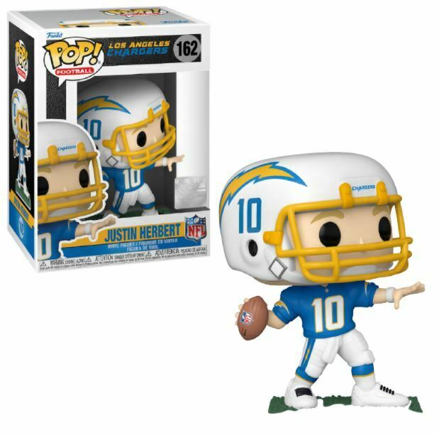 Funko POP! Football: Los Angeles Chargers - Justin Herbert #162