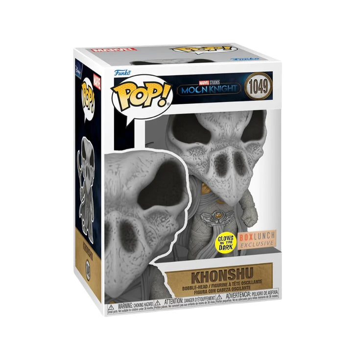 Funko POP! Marvel: Moon Knight - Khonshu (GiTD)(BoxLunch)(Damaged Box) #1049