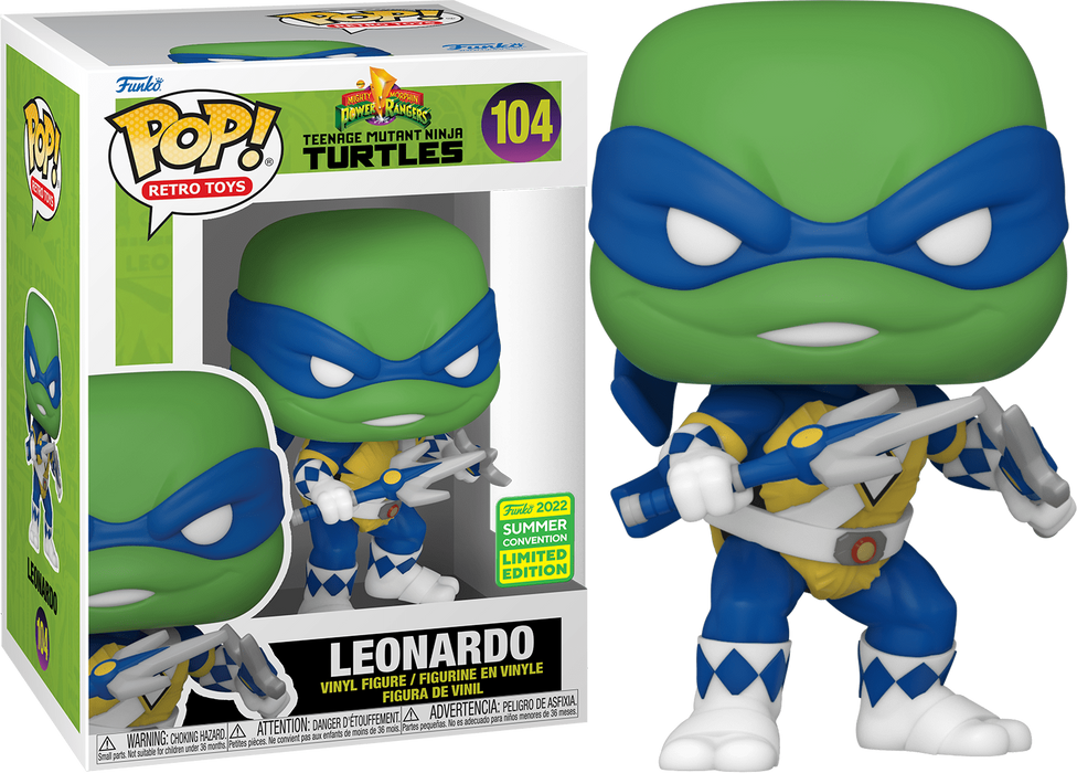 Funko POP! Retro Toys: Teenage Mutant Ninja Turtles - Leonardo (2022 Summer Convention) #104