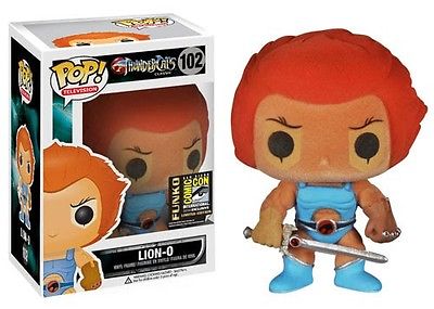 Funko POP! Television: ThunderCats Classic - Lion-O [Flocked](2014 SDCC/1000 PCS)(Damaged Box) #102