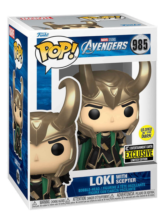 Funko POP! Avengers- Loki[with scepter](GiTD)(Entertainment Earth) #985