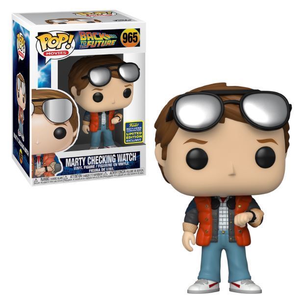 Funko POP! Movies: Back To The Future - Marty Checking Watch (2020 SDCC/Shared) #965