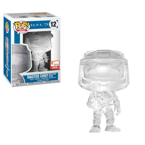 Funko POP! Halo: Master Chief with Active Camo (E3 2018)(Damaged Box) #12