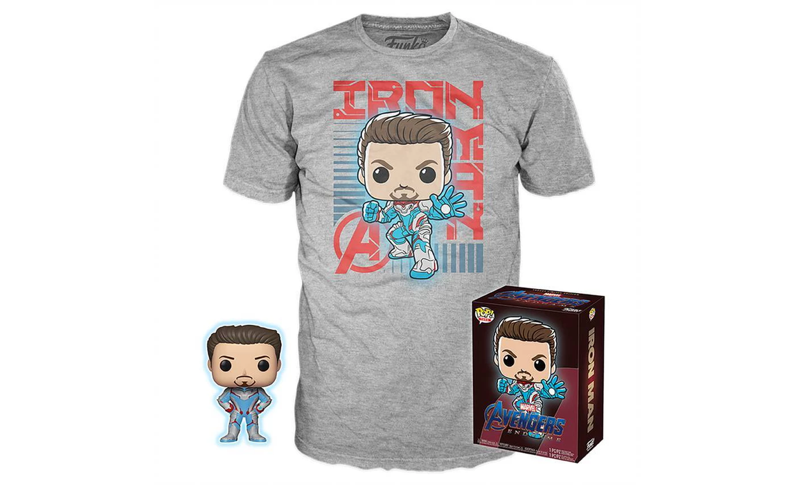 POP! Collector's Box: Tony Stark - Avengers Endgame POP! & T-Shirt