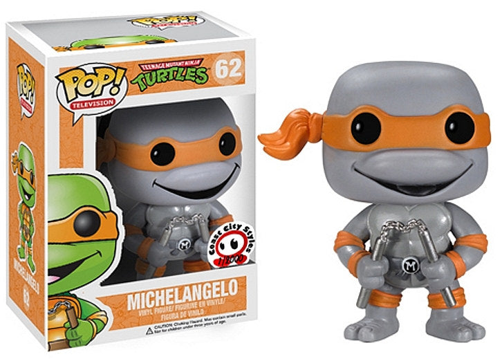 Funko POP! Television: Teenage Mutant Ninja Turtles - Michelangelo (Coast City Styles)(Damaged Box) #62