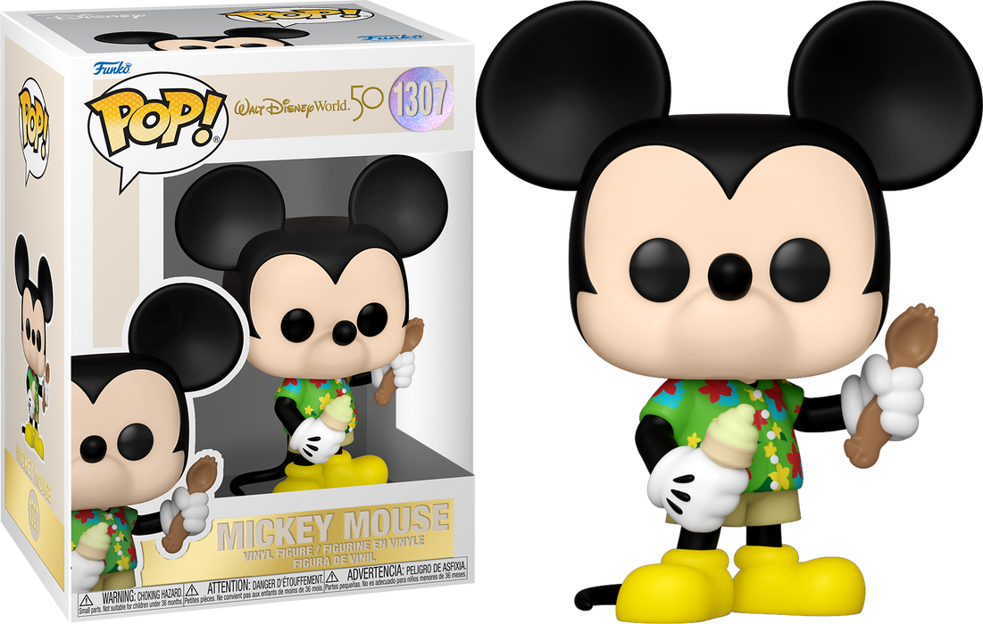 Funko POP! Disney: Walt Disney World 50th Anniversary - Mickey Mouse [Aloha] #1307