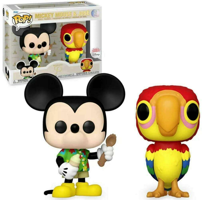 Funko POP! Walt Disney: Mickey Mouse & Jose (Disney Park Exclusive)(Damaged Box) [2-Pack]