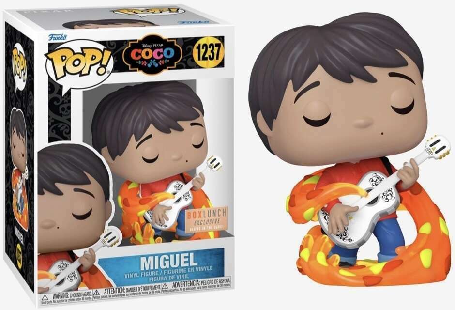 Funko POP! Disney: Coco - Miguel (GiTD)(BoxLunch)(Damaged Box) #1237